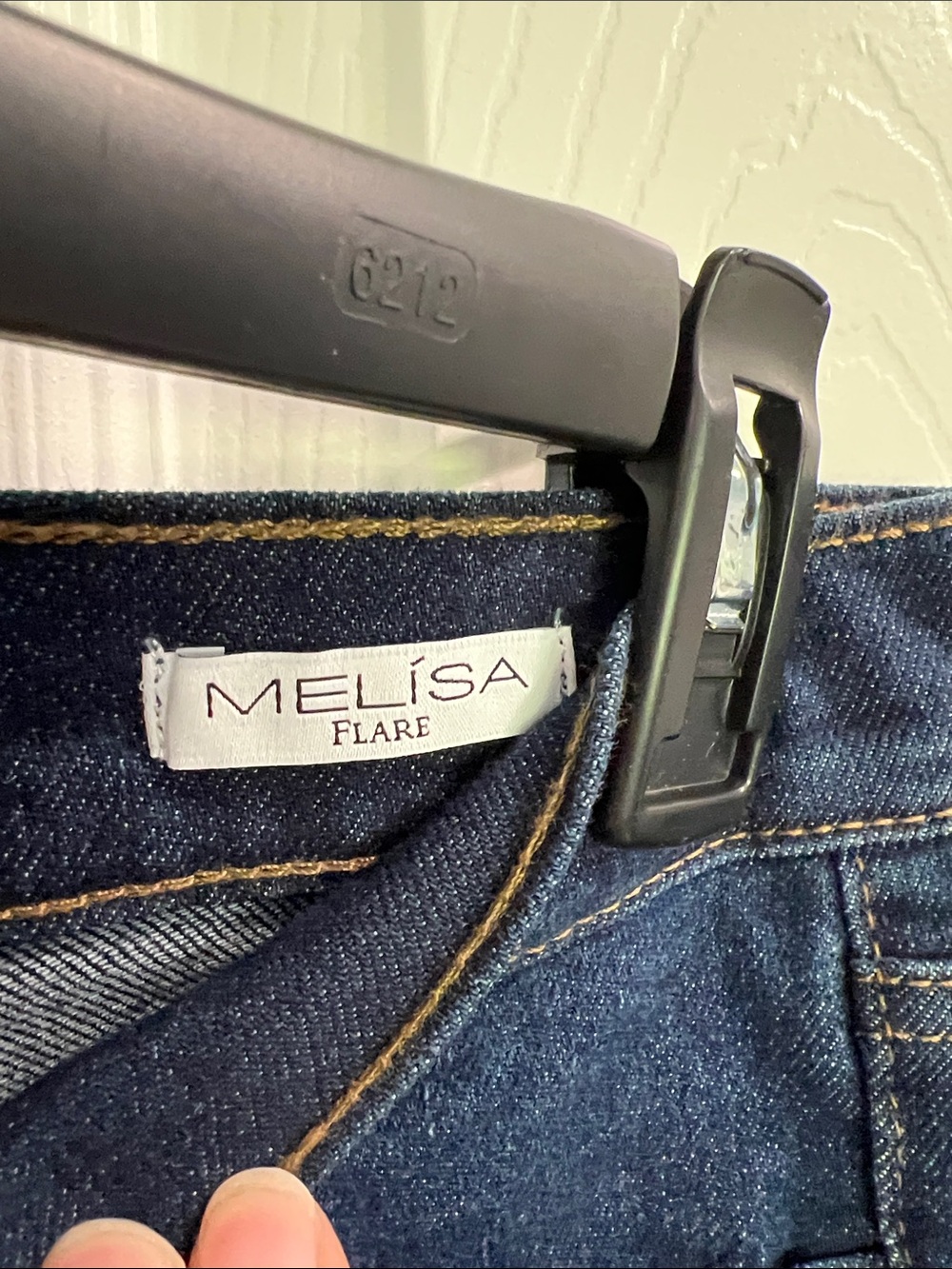 Sofia by Sofia Vergara Deep Blue Flare Jeans - Picture 3 of 3